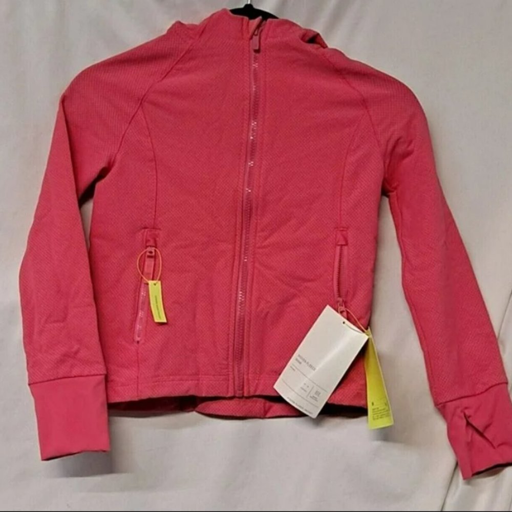 All In Motion™ Girls' Woven Fleece Jacket Size - PINK New